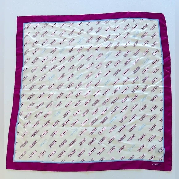COACH || Monogram Neck Scarf. Sz. - Picture 10 of 13